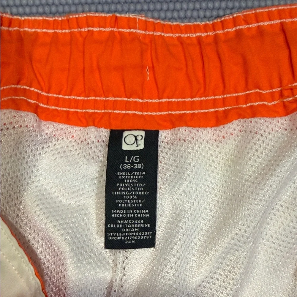 OP Men's Orange-to-Yellow Gradient Board Shorts